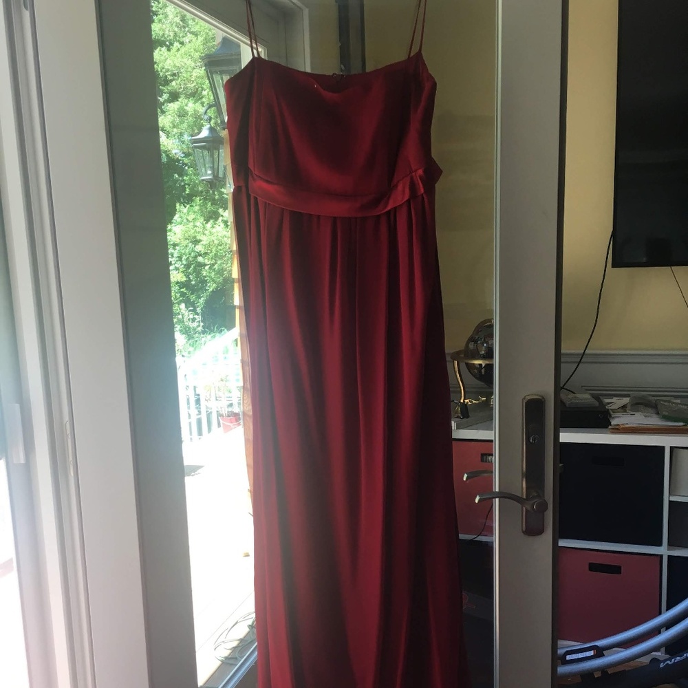 Jenny Yoo Red Maxi Dress